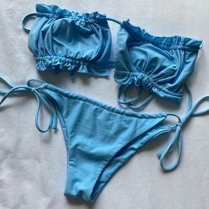 Bandeau Adjustable Tie Bikini